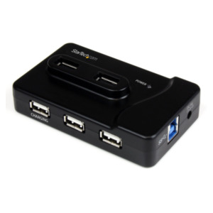 StarTech .com 6-poort USB 3.0/2.0 Combo Hub met Oplaadpoort