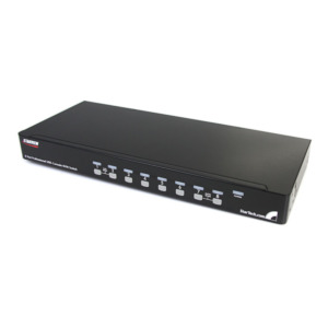 StarTech .com 8-poort 1U-Rack USB KVM-switch met OSD en Bekabeling