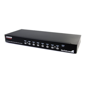 StarTech .com 8-poort Rack USB VGA KVM-switch met Audio (inclusief Audiokabels)