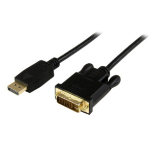 StarTech .com 91 cm DisplayPort naar DVI actieve adapter kabel DP naar DVI 1920x1200 zwart