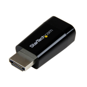StarTech .com Compacte HDMI naar VGA adapter / converter Ideaal voor Chromebooks Ultrabooks & Laptops 1920x1200/1080p