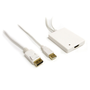StarTech .com DisplayPort naar HDMI Adapter met USB-audio