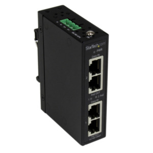 StarTech .com Industriële 2-poorts gigabit PoE+ Power over Ethernet-injector 48V / 30W op de wand te monteren