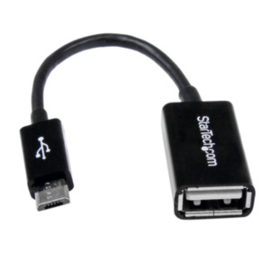 StarTech .com Micro-USB-naar-USB-OTG-hostadapter M/F 12 cm