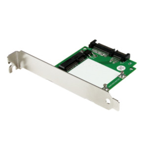 StarTech .com SATA-naar-mSATA SSD-adapter met full-profile and low-profile steunen SATA-naar-Mini SATA-converterkaart
