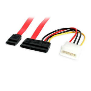 StarTech .com SATA18POW SATA-kabel 0,457 m SATA 7-pin + Molex (4-pin) Rood