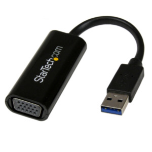 StarTech .com Slanke USB 3.0 naar VGA externe videokaartadapter voor meerdere schermen 1920x1200 / 1080p