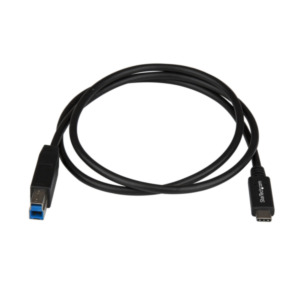 StarTech .com USB31CB1M USB-kabel 1 m USB 3.2 Gen 2 (3.1 Gen 2) USB C USB B Zwart