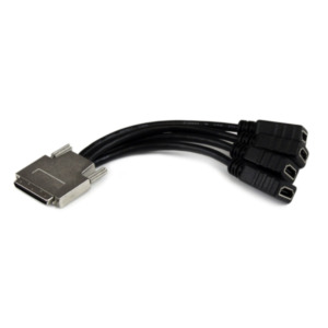 StarTech .com VHDCI naar Quad HDMI breakout kabel VHDCI naar 4x HDMI M/F