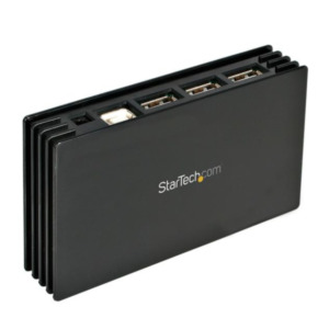 StarTech StarTech.com ST7202USBGB interface hub USB 2.0 480 Mbit/s Zwart UK Plug