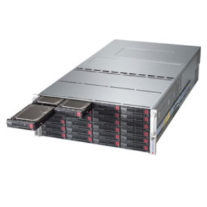 SuperMicro Supermicro SuperStorage Server 6047R-E1R72L Intel® C602J LGA 2011 (Socket R) Rack (4U) Zwart