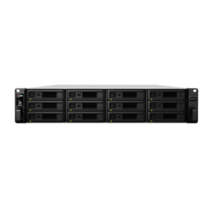 Synology RX1217RP disk array Rack (2U) Zwart, Grijs