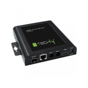 Techly Techly IDATA EXTIP-VWR audio/video extender AV-receiver Zwart