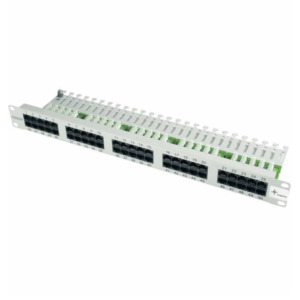 Telegaertner Teleg??rtner 50-port ISDN patch panel, Cat. 3 1U