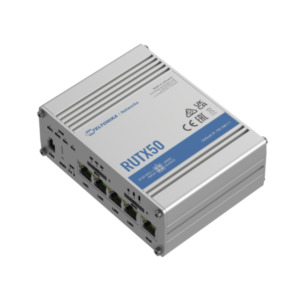 Teltonika RUTX50 draadloze router Gigabit Ethernet 5G Roestvrijstaal