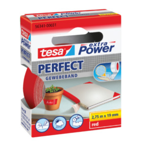 Tesa Extra Power 19mmx2.75m 2,75 m Rood 1 stuk(s)