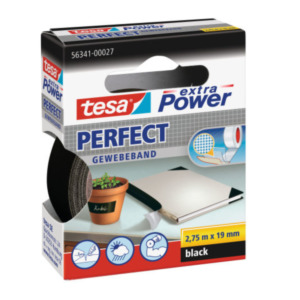 Tesa Extra Power 19mmx2.75m 2,75 m Zwart 1 stuk(s)