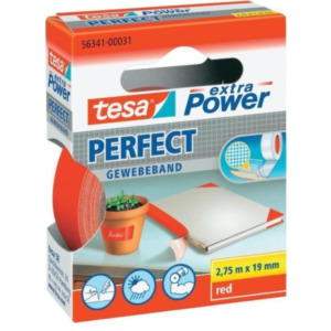 Tesa Extra Power Perfect Tape Rood
