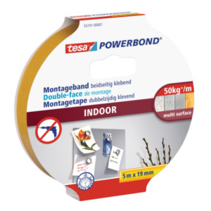 Tesa Powerbond INDOOR Montagetape 5 m