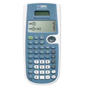 Texas Instruments TI-30XS MultiView calculator Pocket Wetenschappelijke rekenmachine Blauw, Wit