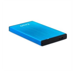 TooQ TooQ TQE-2527BL behuizing voor opslagstations HDD-behuizing Zwart, Blauw 2.5"