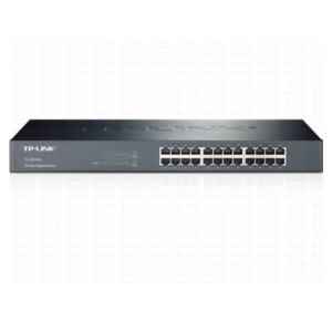 TP-Link TL-SG1024 Unmanaged Gigabit Ethernet (10/100/1000) 1U Zwart