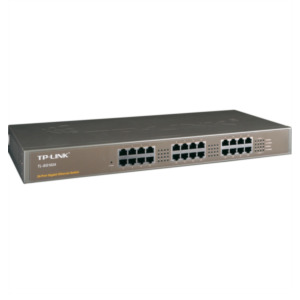 TP-Link TL-SG1024 Unmanaged Gigabit Ethernet (10/100/1000) 1U Zwart