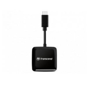 Transcend RDC3 geheugenkaartlezer USB 3.2 Gen 1 (3.1 Gen 1) Type-C Zwart