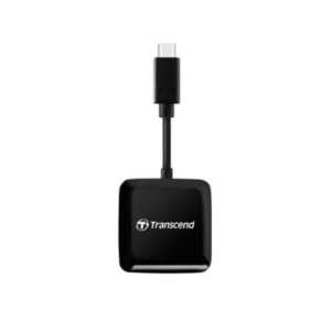 Transcend RDC3 geheugenkaartlezer USB 3.2 Gen 1 (3.1 Gen 1) Type-C Zwart