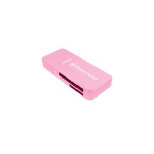 Transcend RDF5 geheugenkaartlezer USB 3.2 Gen 1 (3.1 Gen 1) Type-A Roze