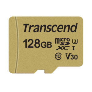 Transcend TS128GUSD500S flashgeheugen 128 GB MicroSDXC NAND Klasse 10