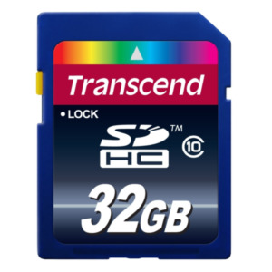 Transcend TS32GSDHC10 flashgeheugen 32 GB SDHC NAND Klasse 10