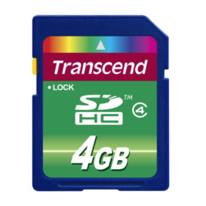 Transcend TS4GSDHC4 flashgeheugen 4 GB SDHC
