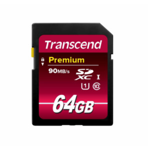 Transcend TS64GSDU1 flashgeheugen 64 GB SDXC NAND Klasse 10
