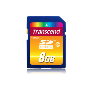 Transcend TS8GSDHC10 flashgeheugen 8 GB SDHC NAND Klasse 10