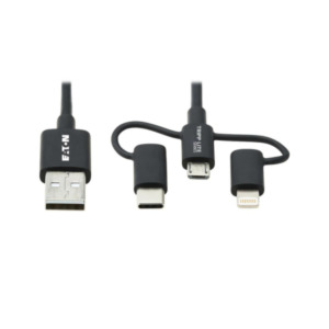 Tripplite Tripp Lite M101-006-LMC-BK USB-kabel USB 2.0 1,83 m USB A Micro-USB B Zwart