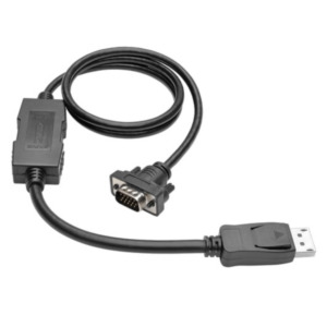 Tripplite Tripp Lite P581-003-VGA-V2 video kabel adapter 0,91 m DisplayPort Zwart