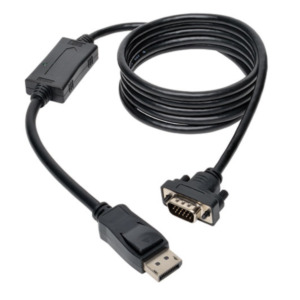 Tripplite Tripp Lite P581-006-VGA-V2 video kabel adapter 1,8 m DisplayPort Zwart