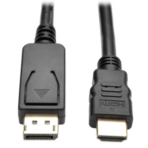 Tripplite Tripp Lite P582-006-V2 video kabel adapter 1,83 m DisplayPort HDMI Zwart, Metallic