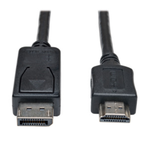 Tripplite Tripp Lite P582-006 video kabel adapter 1,83 m HDMI Type A (Standaard) DisplayPort Zwart