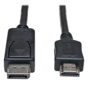 Tripplite Tripp Lite P582-015 video kabel adapter 4,5 m DisplayPort HDMI Zwart, Metallic