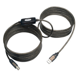 Tripplite Tripp Lite U042-025 USB-kabel USB 2.0 8 m USB A USB B Zwart