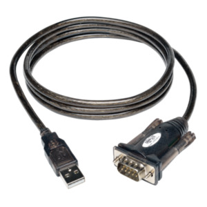 Tripplite Tripp Lite U209-000-R seriële kabel Zwart, Wit 1,52 m USB A DB9