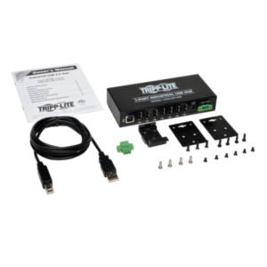 Tripplite Tripp Lite U223-007-IND interface hub 480 Mbit/s Zwart