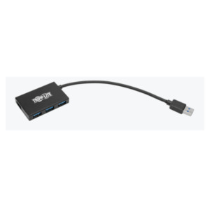 Tripplite Tripp Lite U360-004-4A-AL interface hub USB 3.2 Gen 1 (3.1 Gen 1) Type-A 5000 Mbit/s Zwart