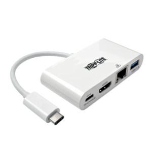 Tripplite Tripp Lite U444-06N-H4GU-C USB grafische adapter 3840 x 2160 Pixels Wit