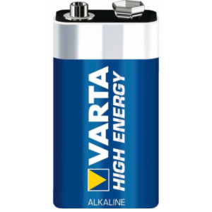 Varta High Energy 9V Block Wegwerpbatterij Alkaline