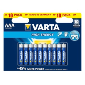 Varta High Energy AAA, 10 pcs Wegwerpbatterij Alkaline