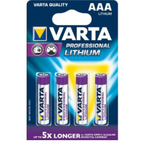 Varta Professional Lithium AAA Wegwerpbatterij