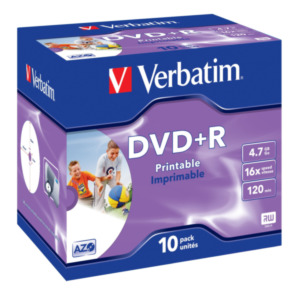 Verbatim 43508 lege dvd 4,7 GB DVD+R 10 stuk(s)